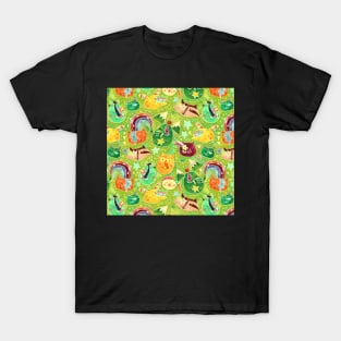 Green Animal Glam Dudes T-Shirt